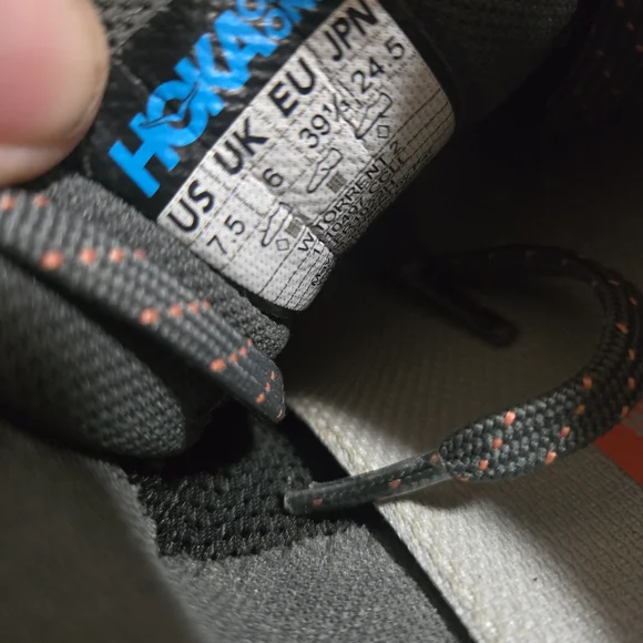 Hoka One Women’s Torrent 2  Running Shoes Size 7.5 Castlerock/Camelia - Picture 9 of 13